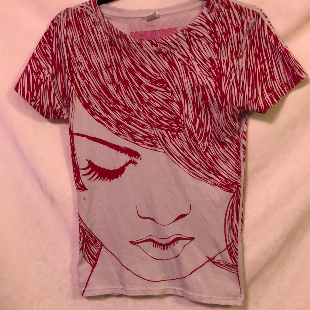 All-over print tee glam “Her Hair” Threadless tee